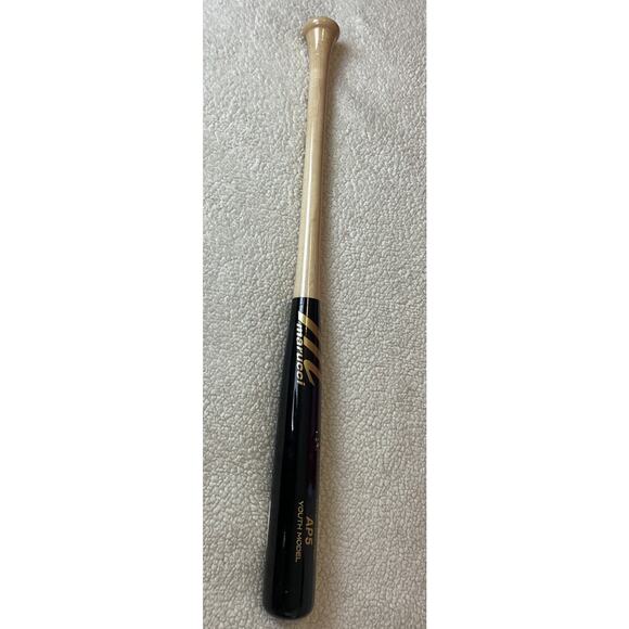Marucci AP5 Youth Model Maple Wood Baseball Bat Natural/Black 28" - Picture 1 of 8